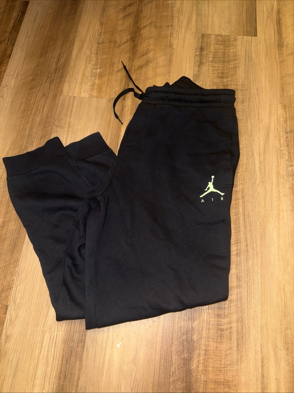 Nike Jordan Air Black Jogger Sweatpants Jumpman Logo